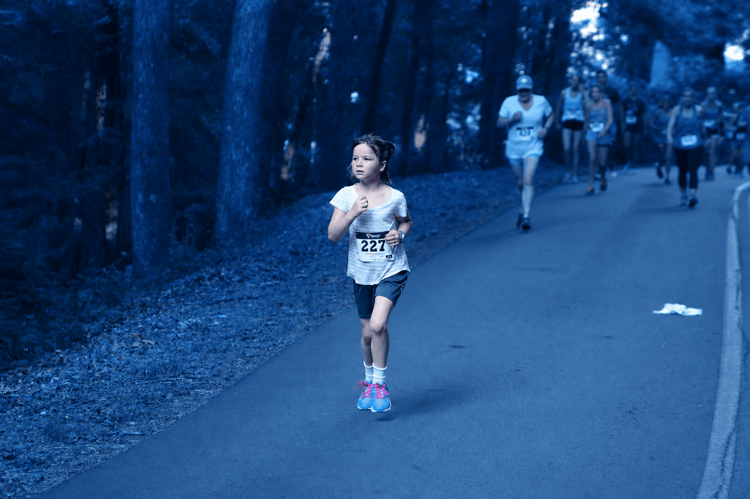 Young runner