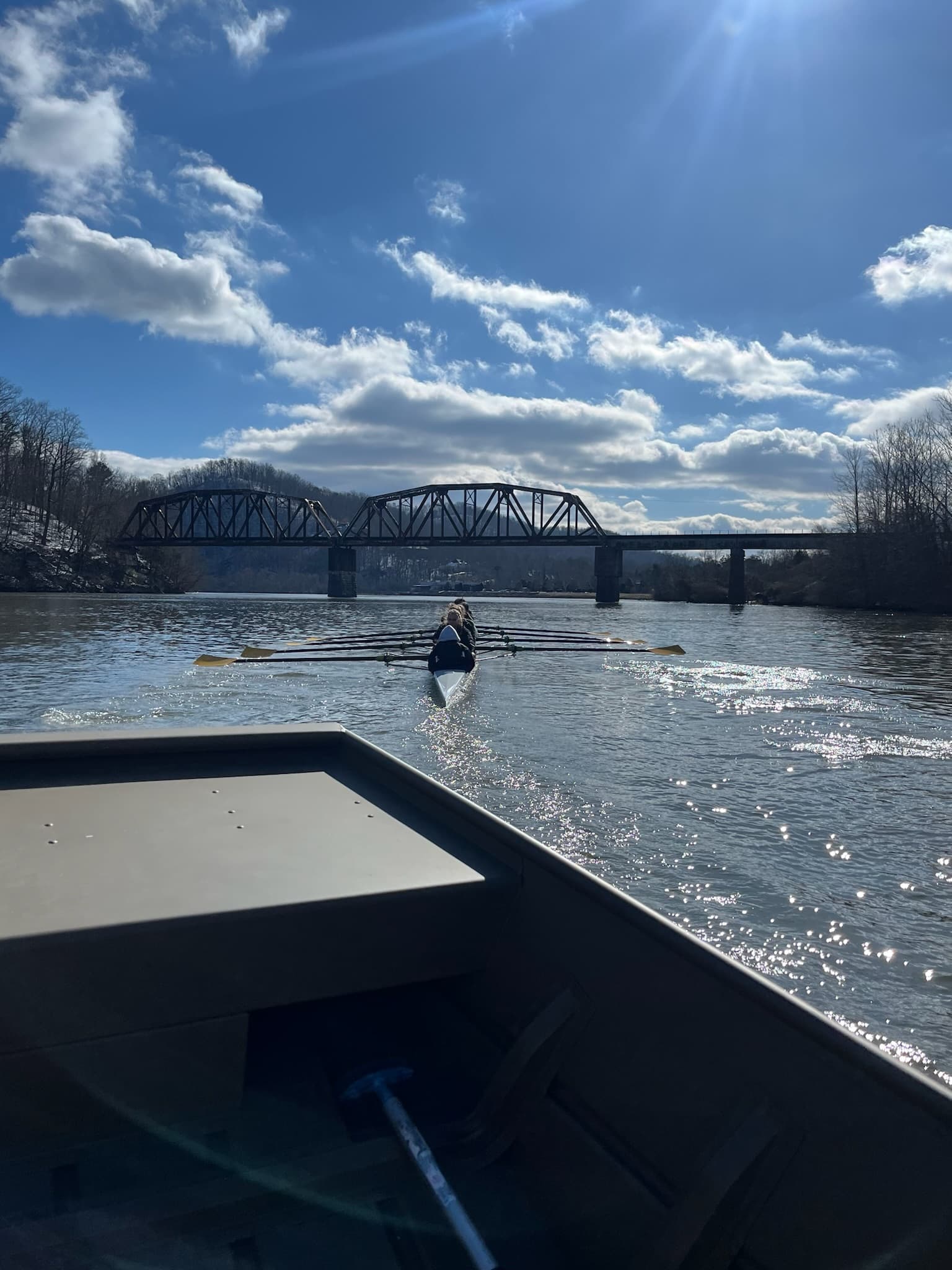 Rowers on the water